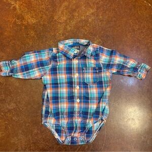 4/$20 Osh Kosh Plaid Onesie